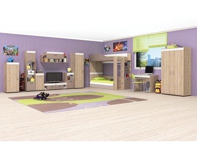 Σύστημα μονάδων για παιδικό δωμάτιο Chris 2